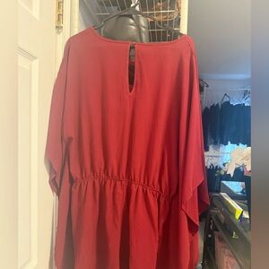 Elegant Red Women's Top